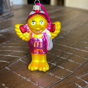 McDonald’s “Birdie” glass ornament